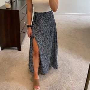 Lulus Wrap Maxi Skirt